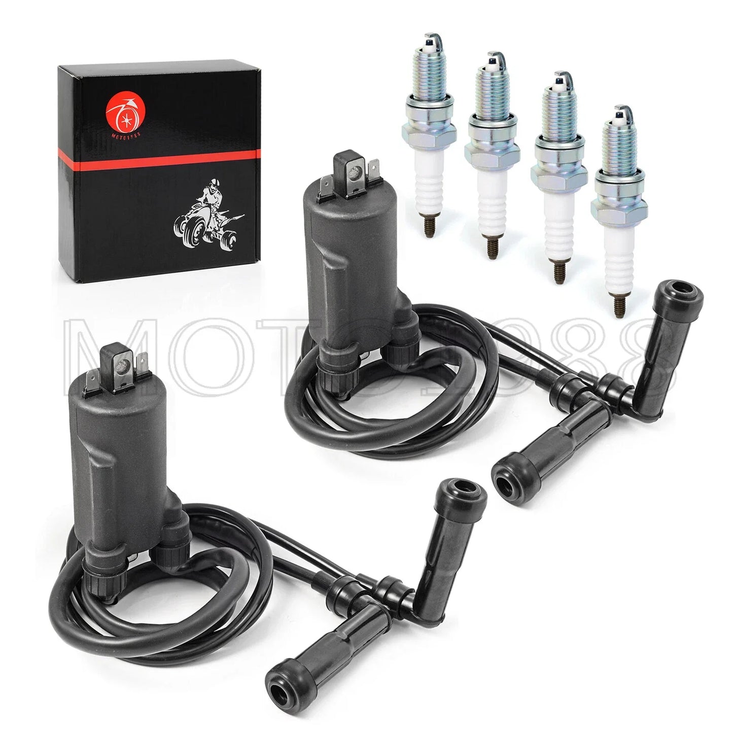 Ignition Coil & Spark Plug With Cap for HONDA CB750C (1980–1982)