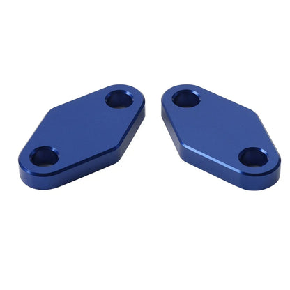 Blue Oil Cooler Block Off Plate w/ Gasket for Suzuki Hayabusa GSX1300R (1999-2020)