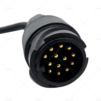 13 Pin to 7 Pin Flat Trailer Adaptor Wiring Connector for Caravan