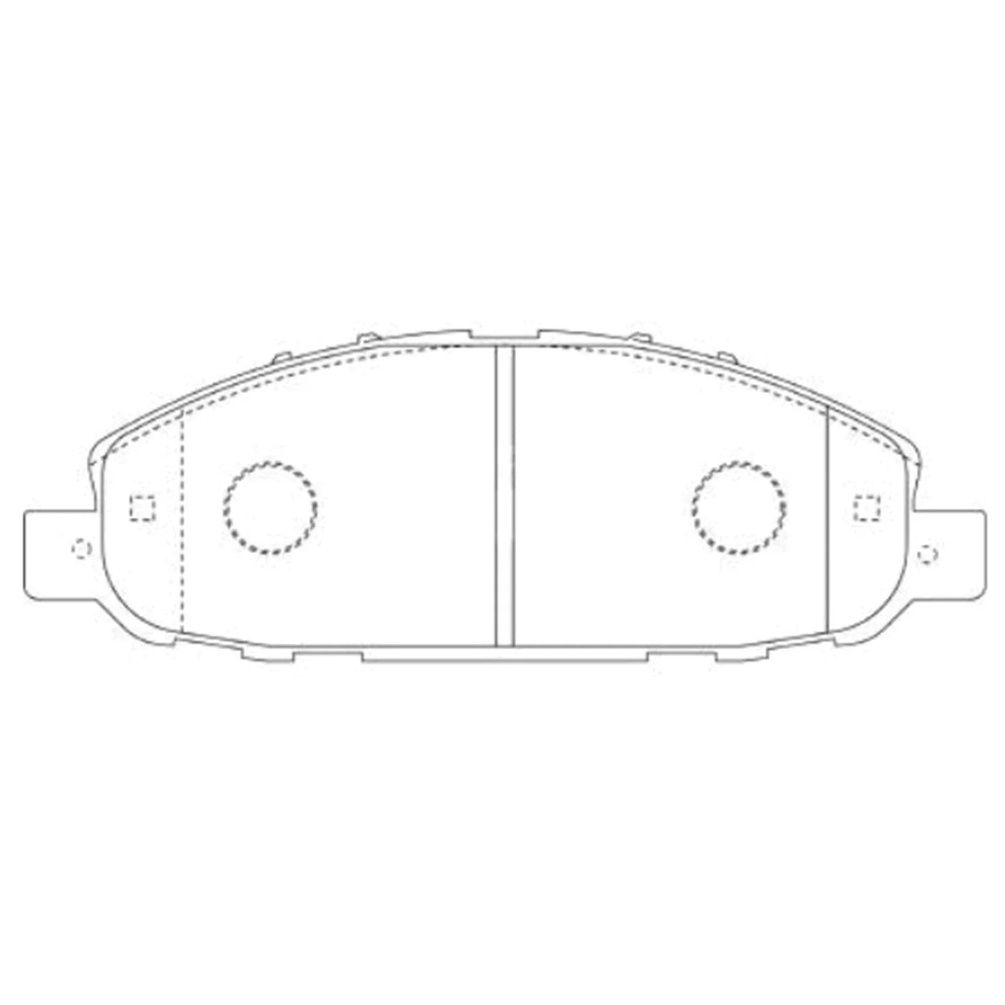 Front Disc Brake Pads Set for Nissan Urvan E25 (2008-2017)