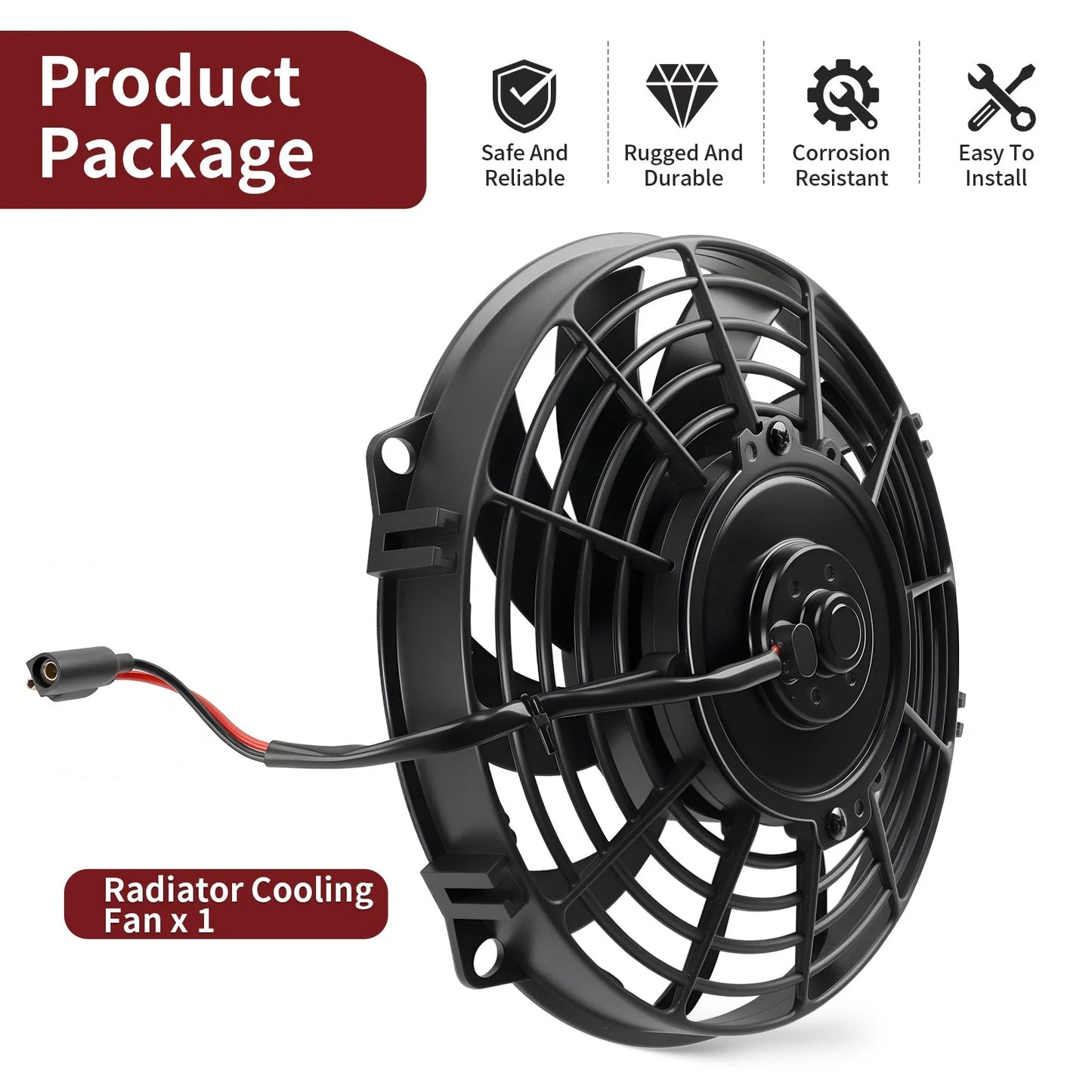 Radiator Cooling Fan for Polaris Trail Blazer (2003–2004)