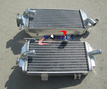 Aluminum Radiator & Hose for Honda CRF450R CRF450 2013-2014 ( Blue)