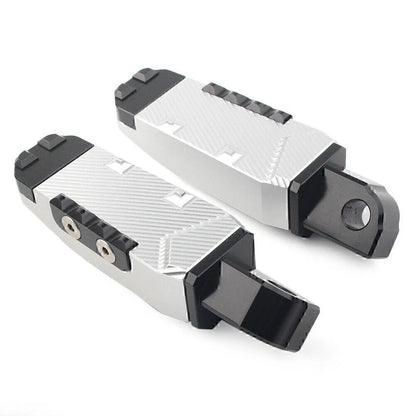 Silver Rear Footrests Foot Pegs for Suzuki GSXR600/750/1300 Hayabusa