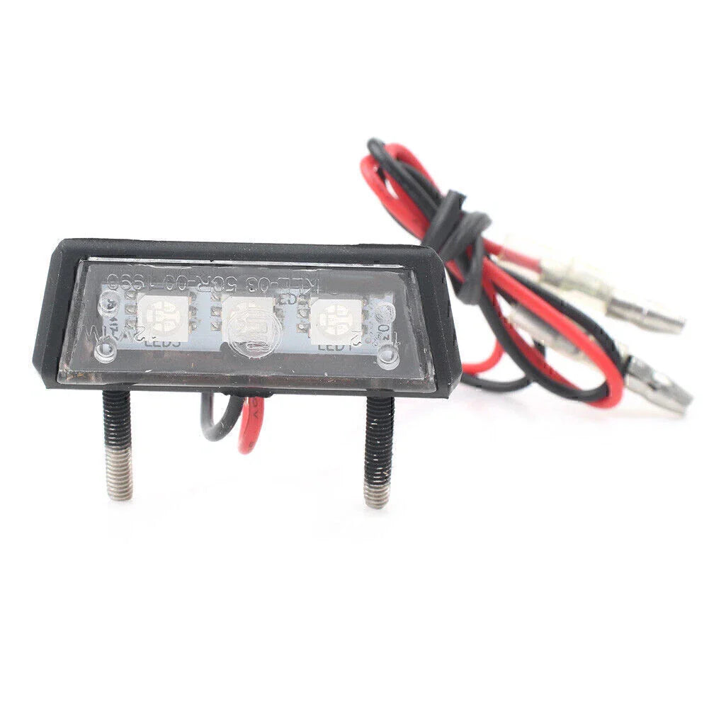 Universal LED License Plate Tag Light for Motorcycle