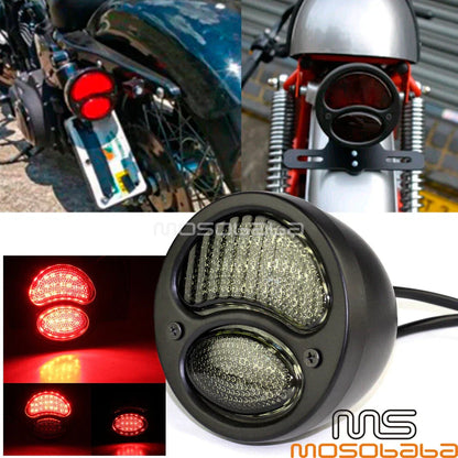 Black LED Taillight Run Brake Light for Ford Model A (1928-1931)
