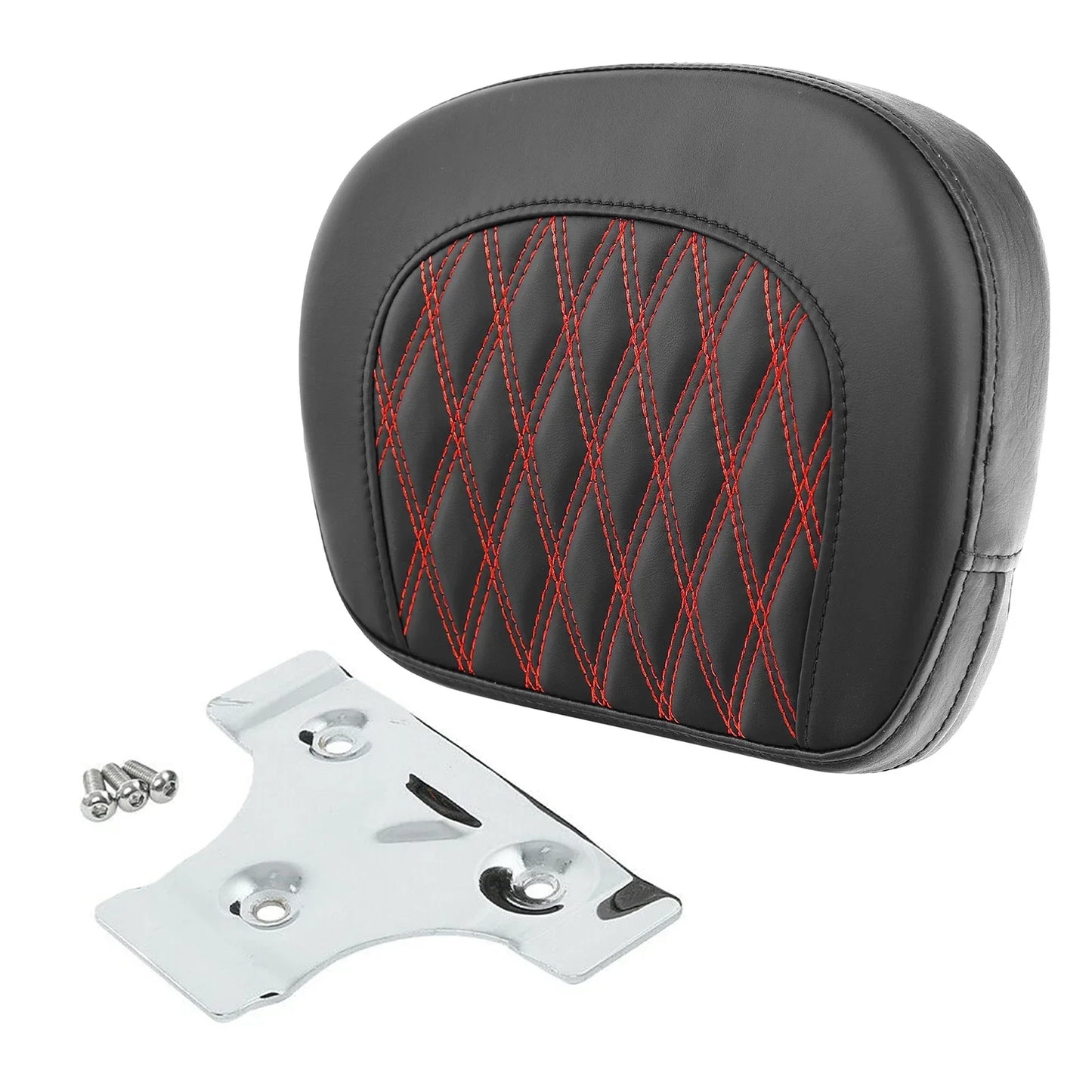 Sissy Bar Passenger Backrest Pad for Harley CVO Road Street Glide Black