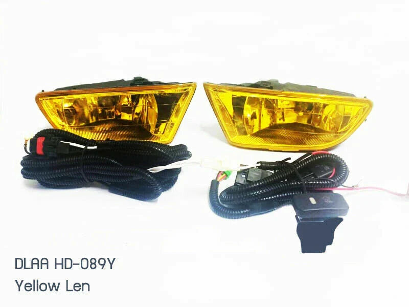 Yellow Fog Lamp Driving Light H11 12V 55W for Honda City ZX (2006-2008)