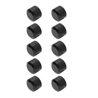 9mm-12mm Engine Screw Bolt Cover Caps Black for Harley Electra Glide, Road King