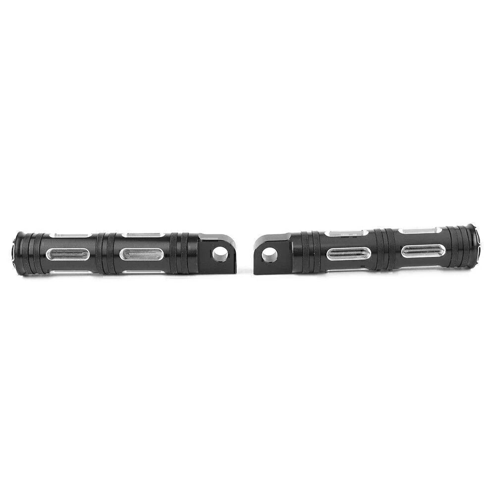 Black Male Mount Foot Pegs for Harley Touring Models (2014-2023)