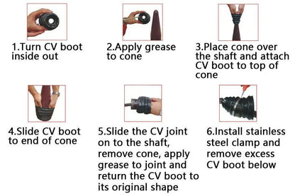 CV-Joint Boot Tool for Installation Plastic Cone Boot Mounting Tool