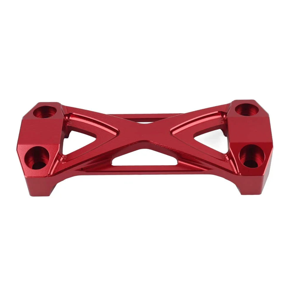 Red Handlebar Riser Mounting Clamp for HONDA X-ADV750 (2021-2023)