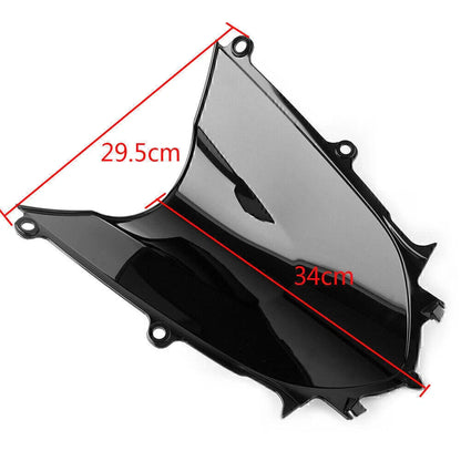 Motorcycle Windshield ABS Double Bubble for Yamaha YZF R6 (2017-2018)