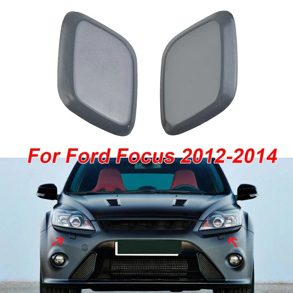 2 x Headlight Washer Jet Cover Plastic Cap / Ford Focus (2012–2014)