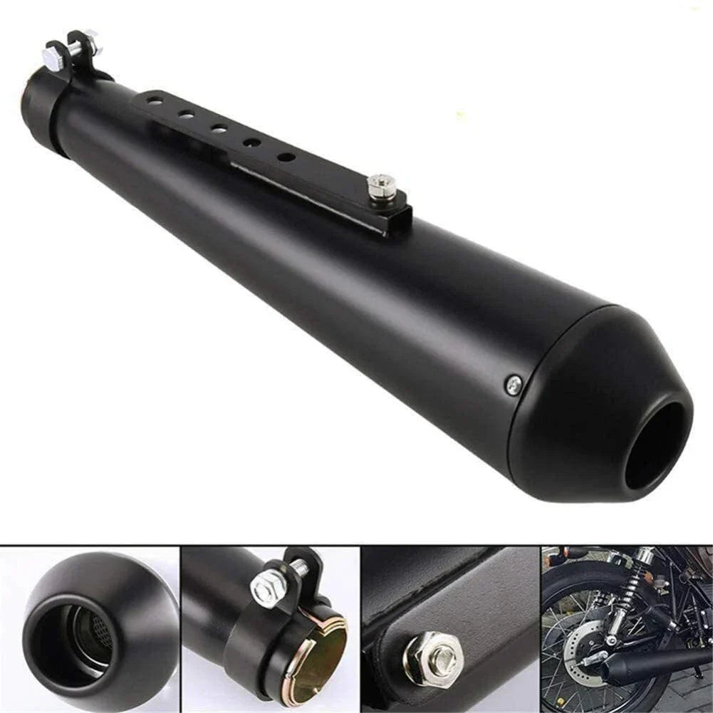 Universal Motorcycle Exhaust Pipe Muffler Bracket for Cafe Racer