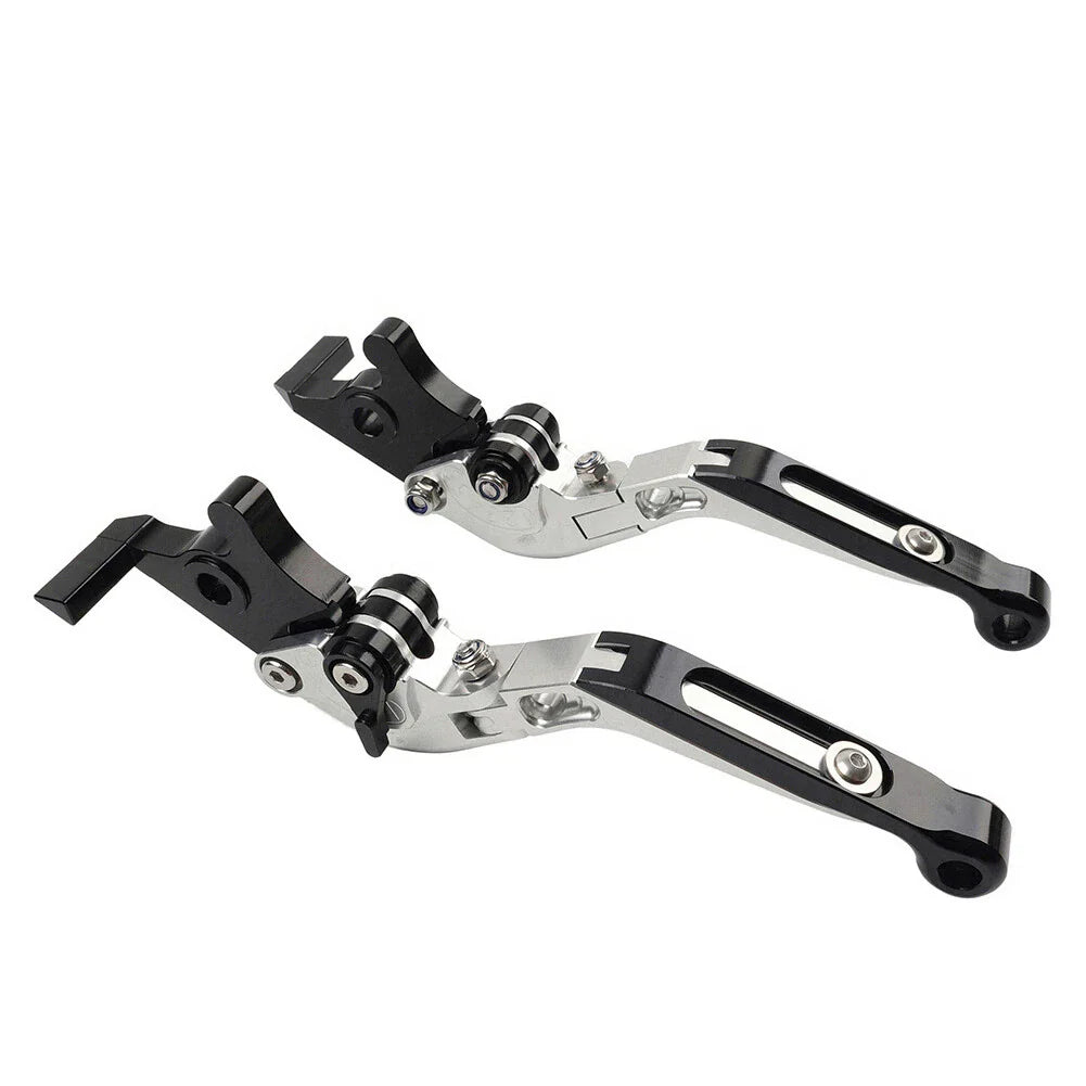Silver Extendable Brake Clutch Levers for Honda CB1100, CB1300 (2013-2023)