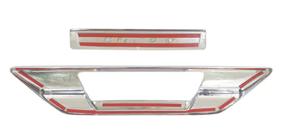 Chrome Tailgate Door Handle Covers for Toyota Hilux Revo (2015-2020)