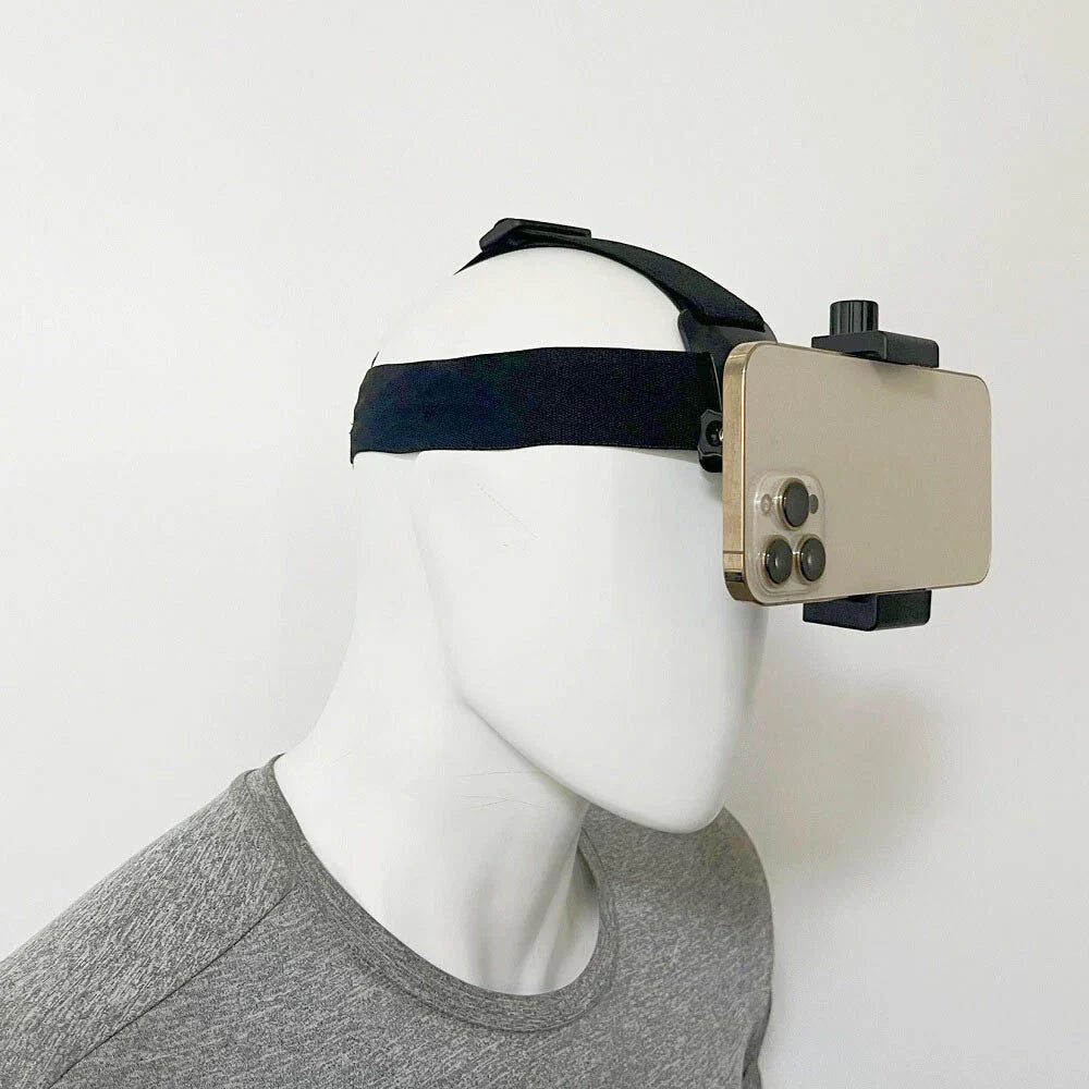 Universal Head Band Strap Phone Mount for Mobile Video Recording