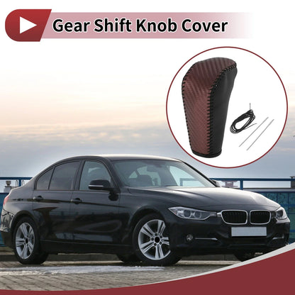 Gear Shift Knob Cover Brown for BMW 3 Series E90 (2004-2012)