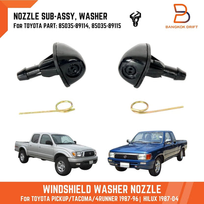 Windshield Washer Nozzle Jet for Toyota Hilux LN85 LN106 LN145 LN167 (1984-2005)