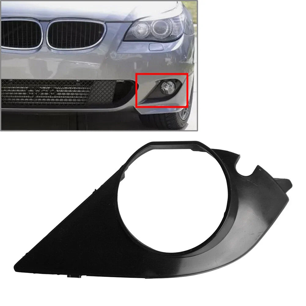 Left Front Fog Light Cover for BMW 5 Series E60 E61 M Sport (2003-2010)
