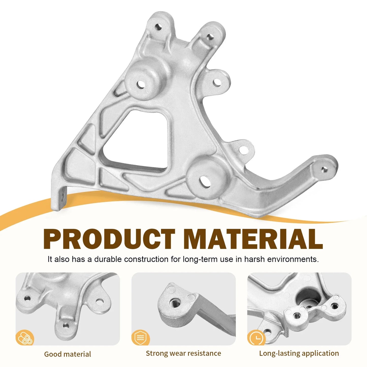 Fender Left Headlight Bracket for Yamaha Raptor 700 700R YFM700 (2006–2012)