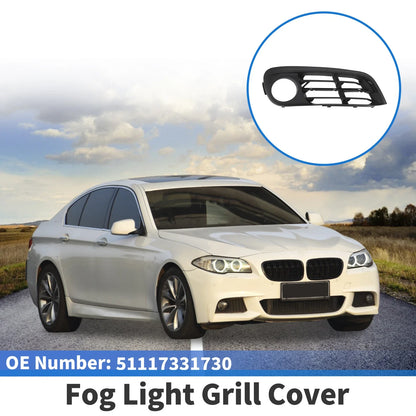 1 Pc Front Right Fog Light Grill for BMW 528i Black (2015 - 2016)