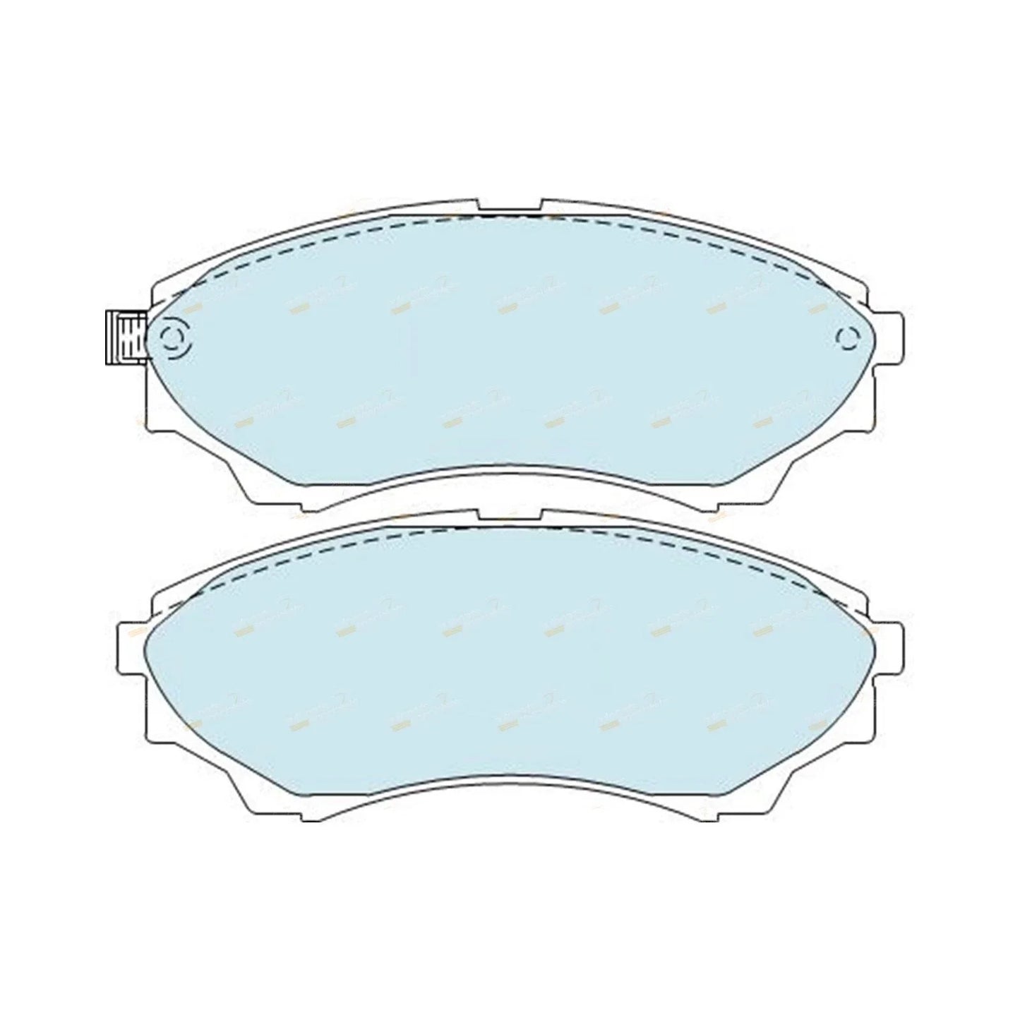 HD Front Disc Brake Pads Set for Ford Courier (2004-2006)