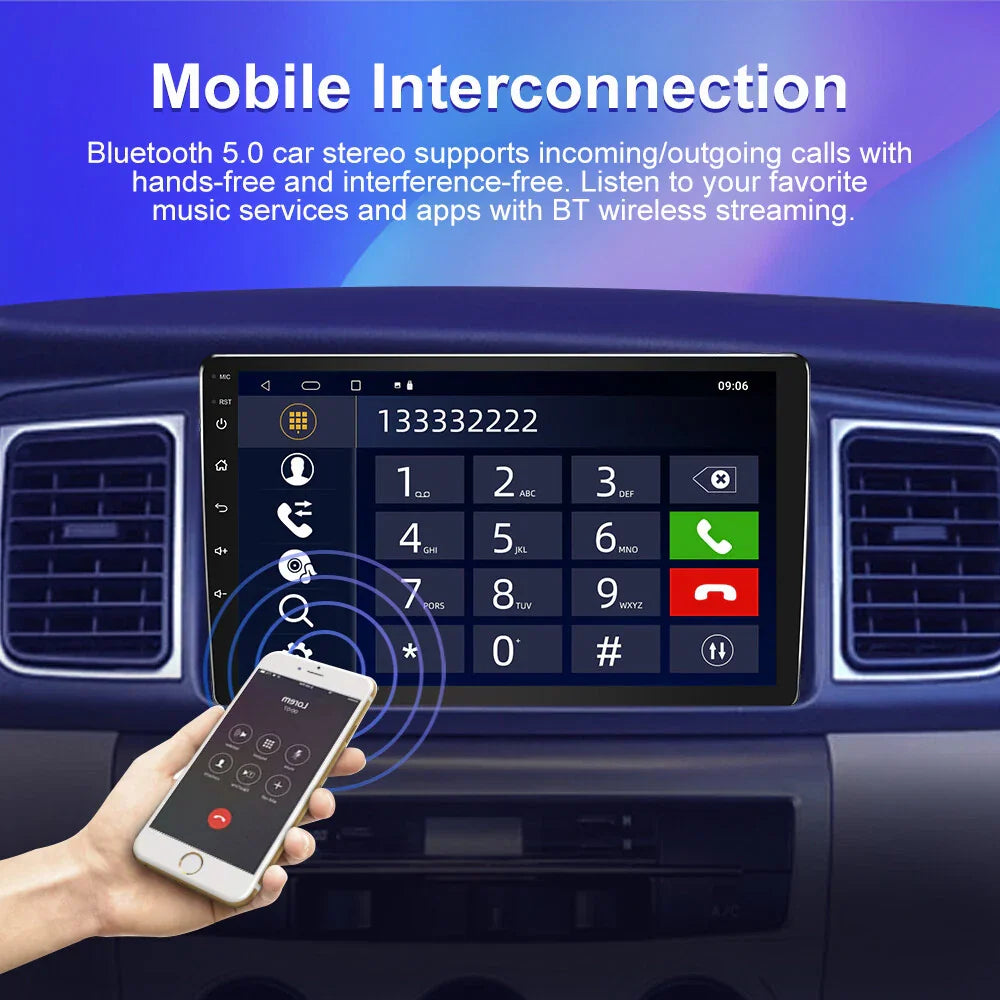 4G Apple Carplay Head Unit for Toyota Hiace (2004-2019)