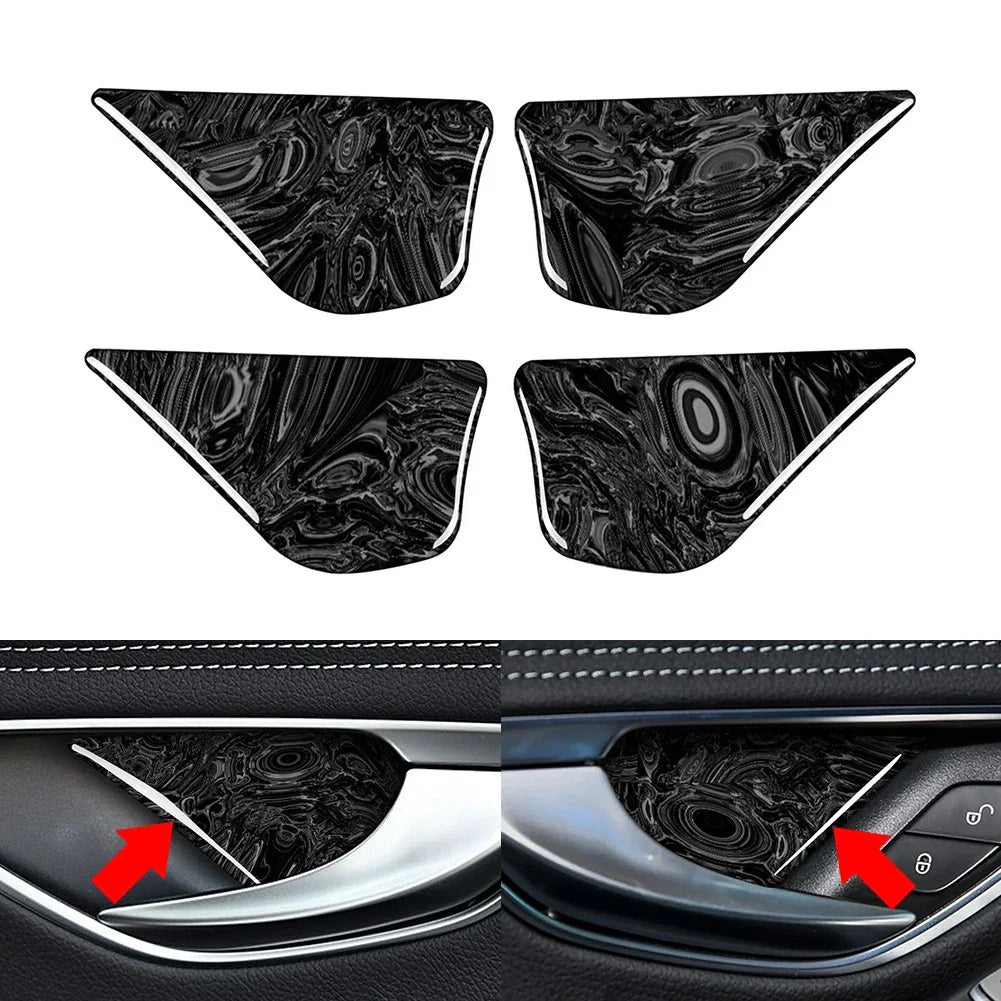 4 Pcs Door Handle Bowl Covers for Mercedes Benz GLC Class (2015-2022)