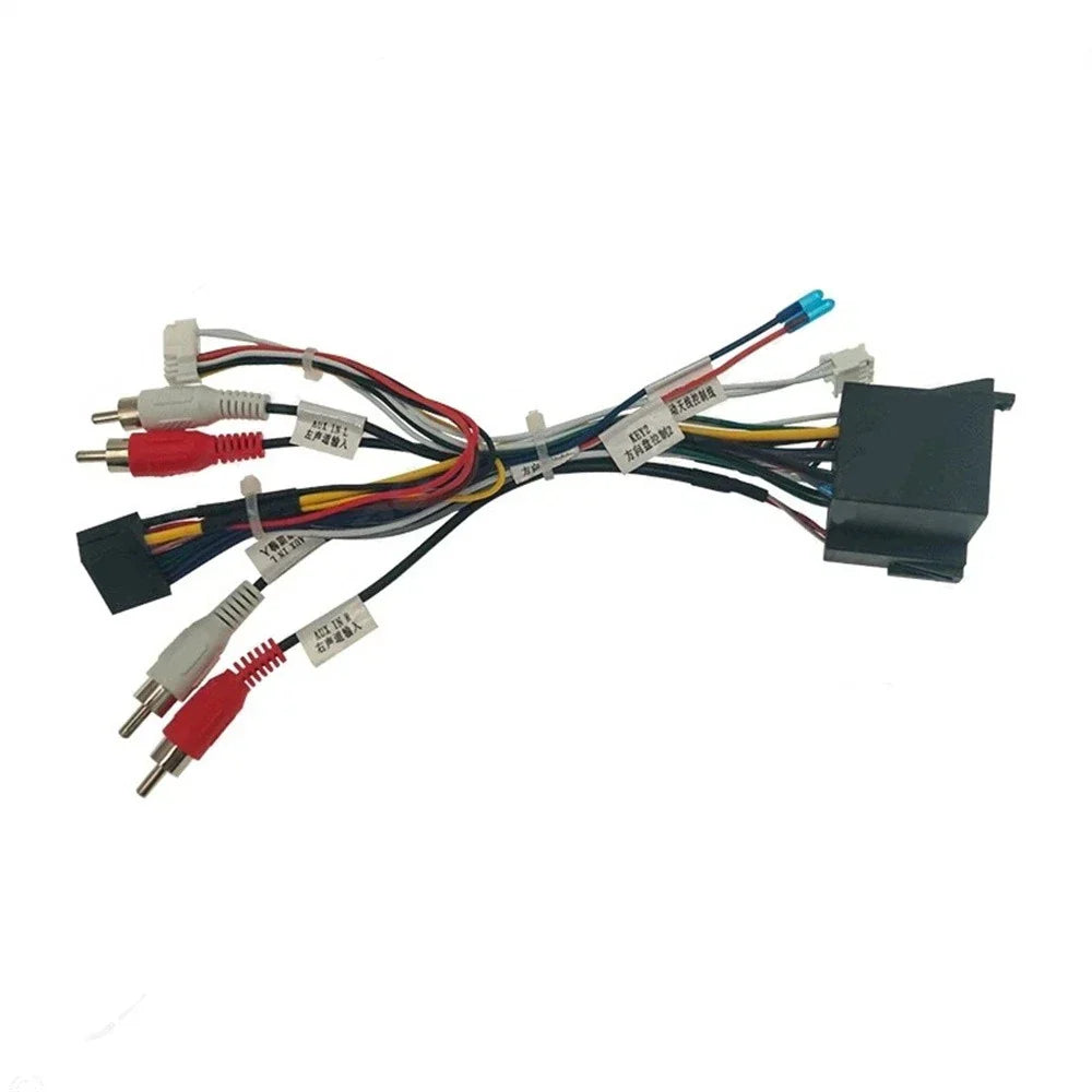 16PIN DVD Player Power Cable Adapter for Fiat Doblo, 500L, Bravo (2010-2023)