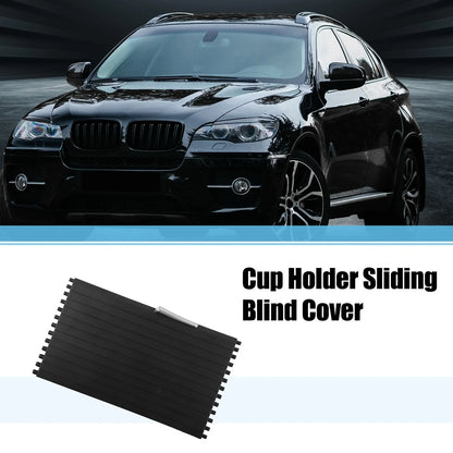 Set Center Console Cup Holder Slide Cover for BMW X5 (2007-2013)