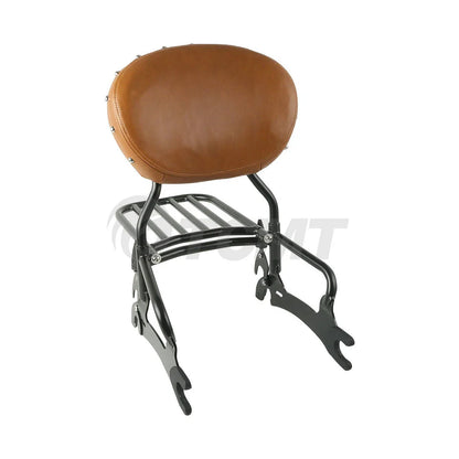 Backrest Sissy Bar Luggage Rack Mount Spools for Indian Chief Classic (14-18)