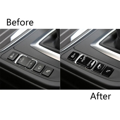4Pcs Gear Shift Switch Button Covers for BMW 4 Series F32/F33/F36 (2014-2019)