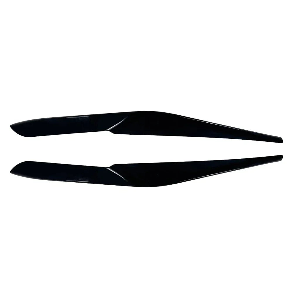 Black Headlight Eyebrow Eyelids Covers for BMW X5 X6 G05 G06 (2023-2025)