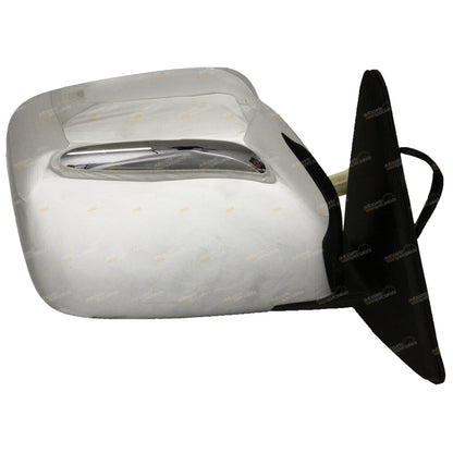 RH Chrome Electric Door Mirror for Toyota Landcruiser Prado (1996–2002)