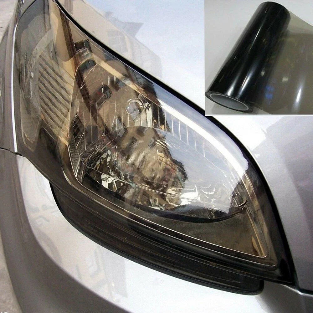 Sticker Headlight Film 1 Roll Taillight 40cm x 150cm Tint Black Smoke Boats