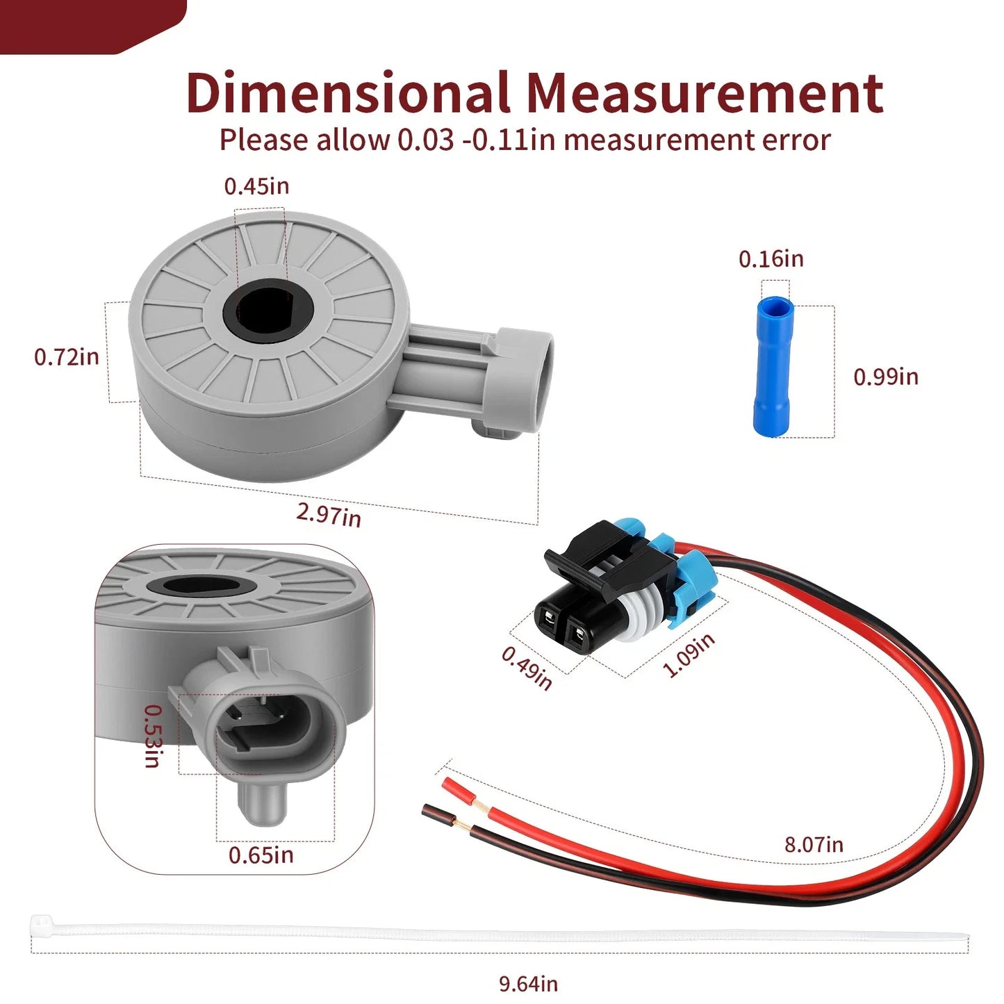 Gear Position Sensor & Harness for Polaris Ranger Crew XP 900 (2017–2019)