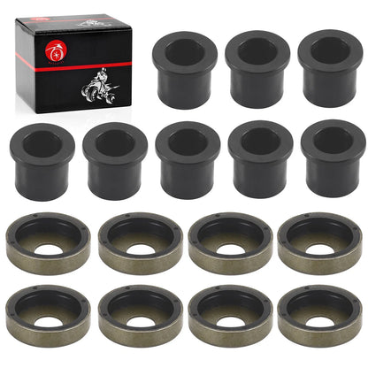 8x Front A-Arm Bushing + Cap Set for Polaris Predator 50 (2004–2007)