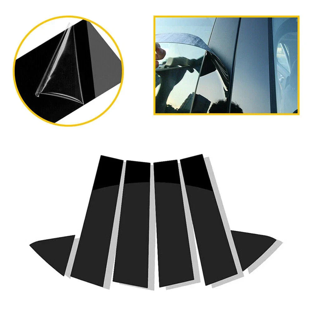 Door Pillar Trim Post Trims Cover 6pcs