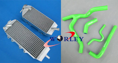 Aluminum Radiator + Y Hose for Kawasaki KX250F KXF250 (2006-2008)