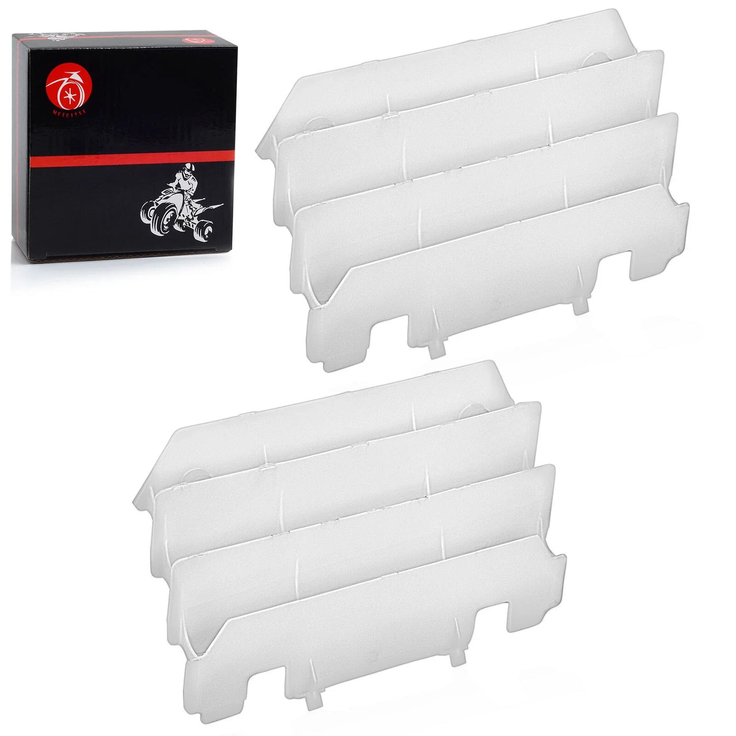 2 x Radiator Covers Guard for Kawasaki KX125 KX250 (1997–2005)