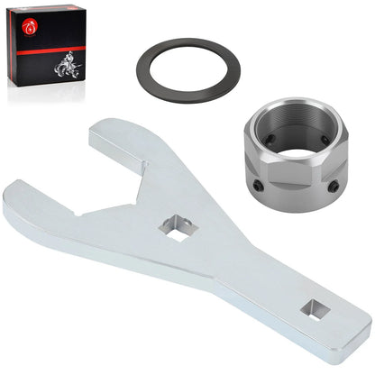 Axle Nut Wrench Tool 46mm&Axle Lock Nut for Yamaha YFZ450R YFZ450X (2009–2014)