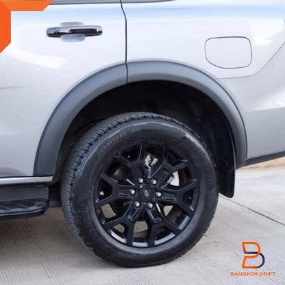 4" Matte Black Fender Flare Arch for Ford Everest UB U704 (2022-2024)
