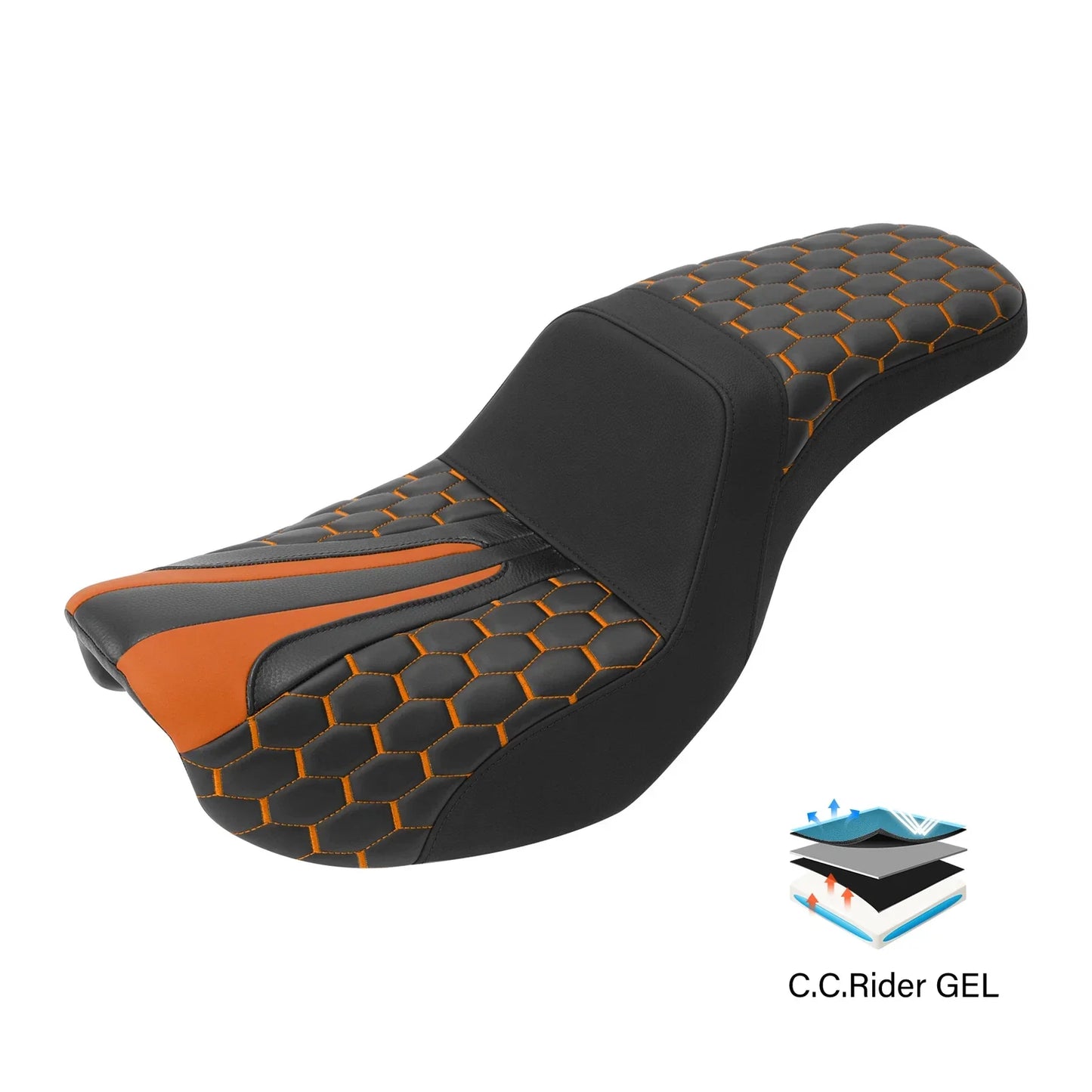 Gel Seat for Harley Low Rider FXDL & Fat Bob (2006-2017)