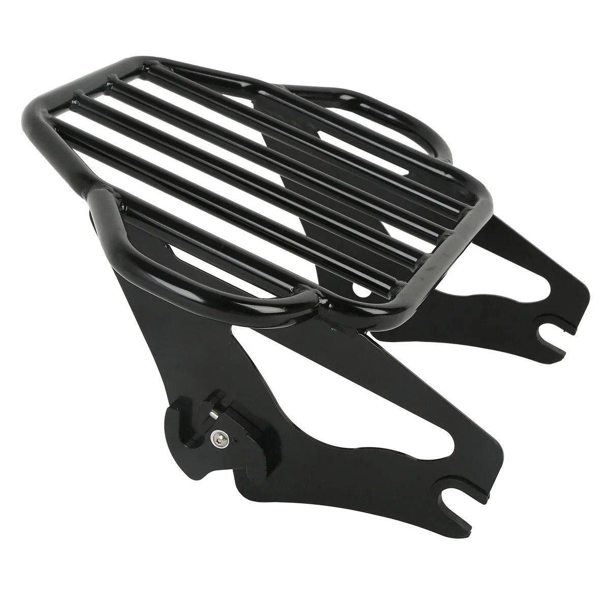 Black Detachable Luggage Rack for Harley Road King Electra Glide (2009 - 2024)