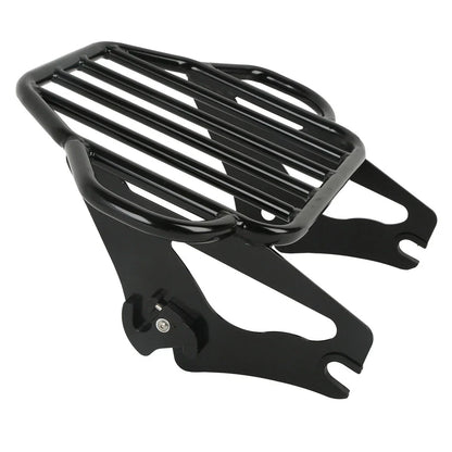 Black Detachable Luggage Rack for Harley Road King Electra Glide (2009 - 2024)