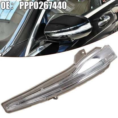 Turn Signal Reversing Mirror Left Side Lamp White Repeater for Car