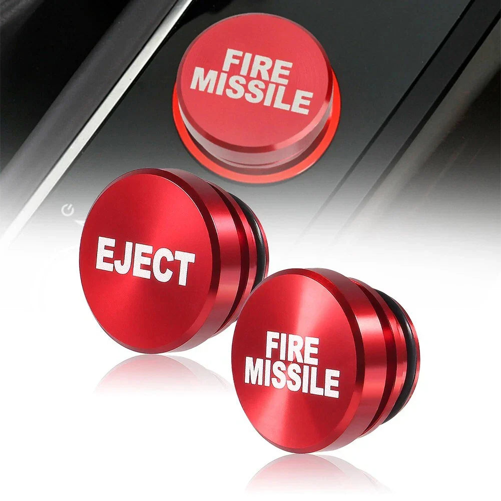 Fire Missile Eject Button 2 x Car Cover Accessories for All Makes