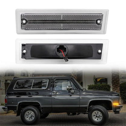 LED Side Marker Lights for Chevy C10 C20 C30 K10 K20 K30 Suburban (1973-1987)