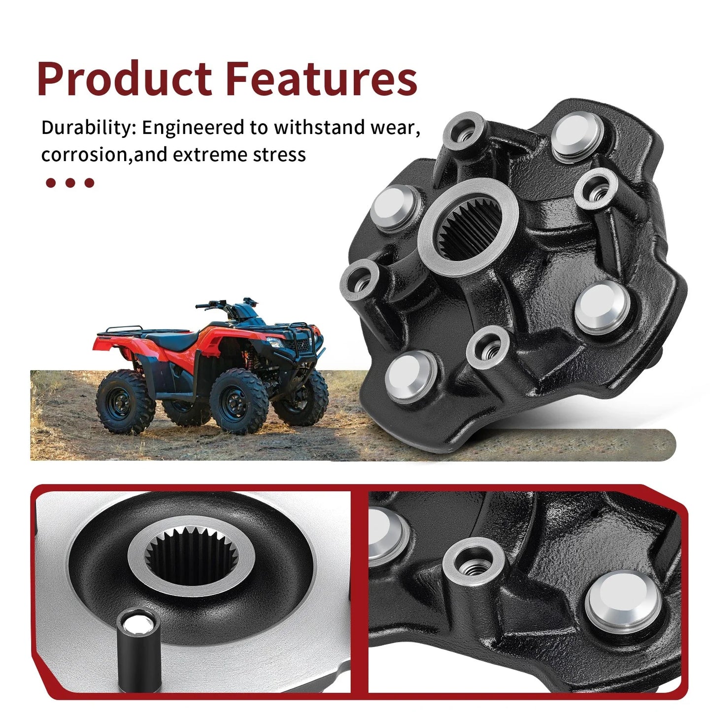 Wheel Hub for Honda Rancher 420 (2013–2024)